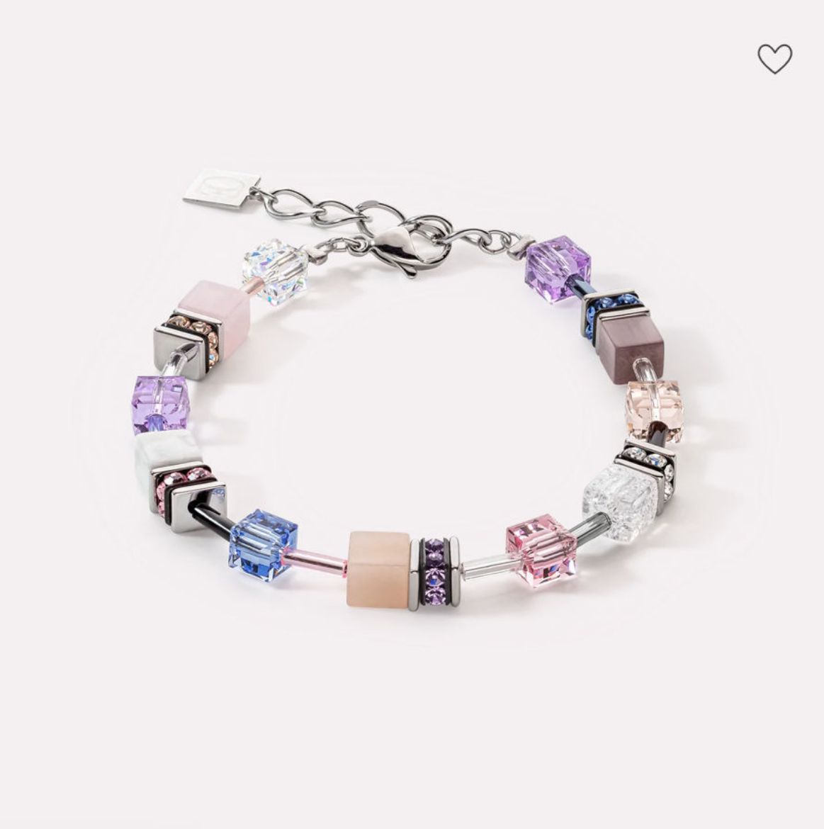 Picture of GeoCUBE® Iconic Precious Bracelet Lilac-Blue