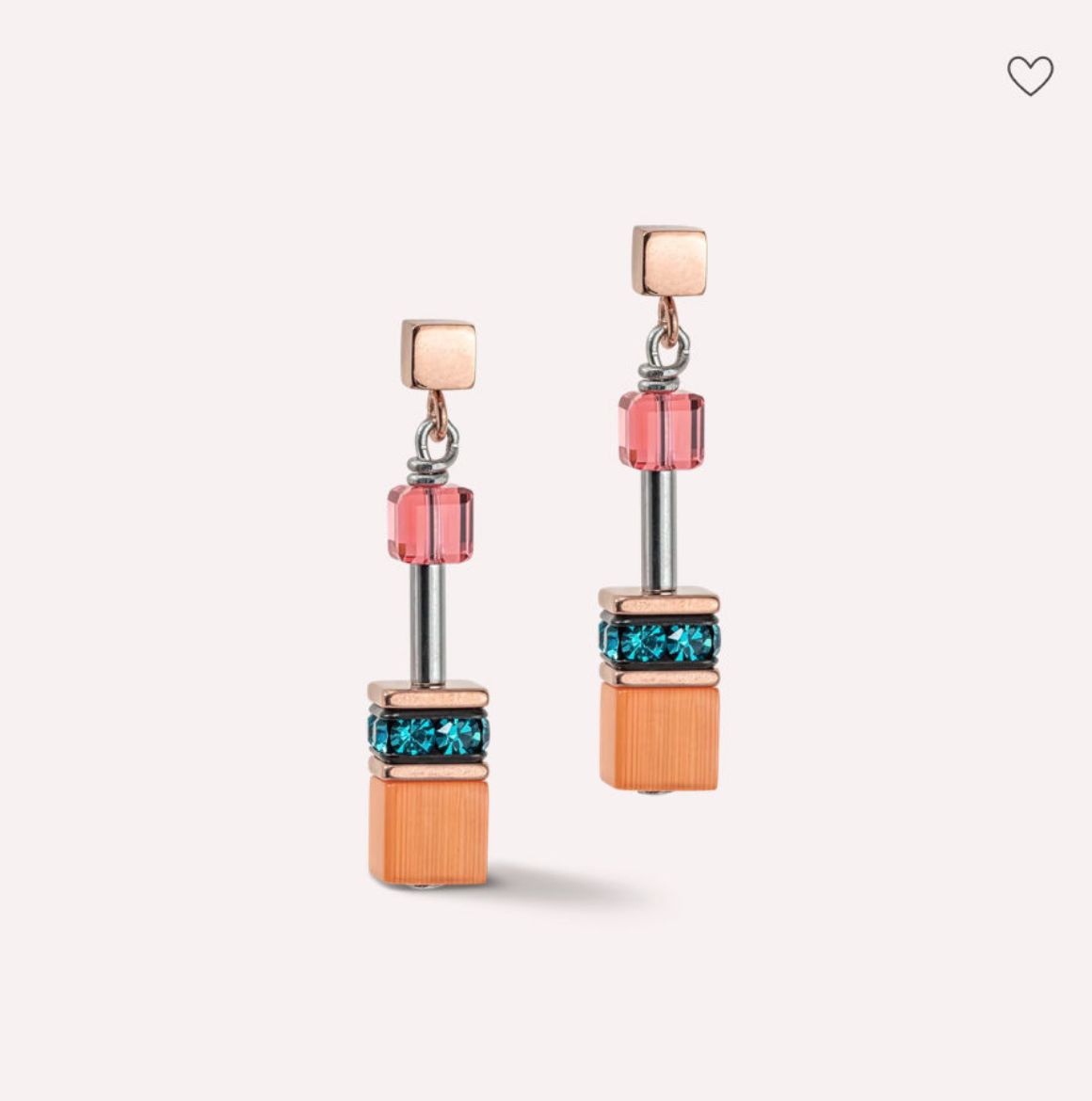 Picture of GeoCUBE® Iconic Multicolour Expressive Earrings