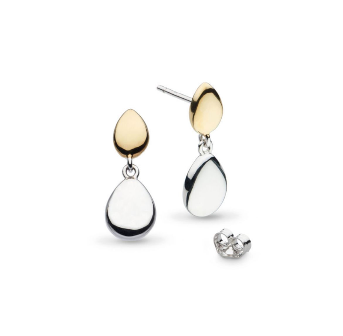 Picture of Coast Pebble Golden Stud Drop Earrings