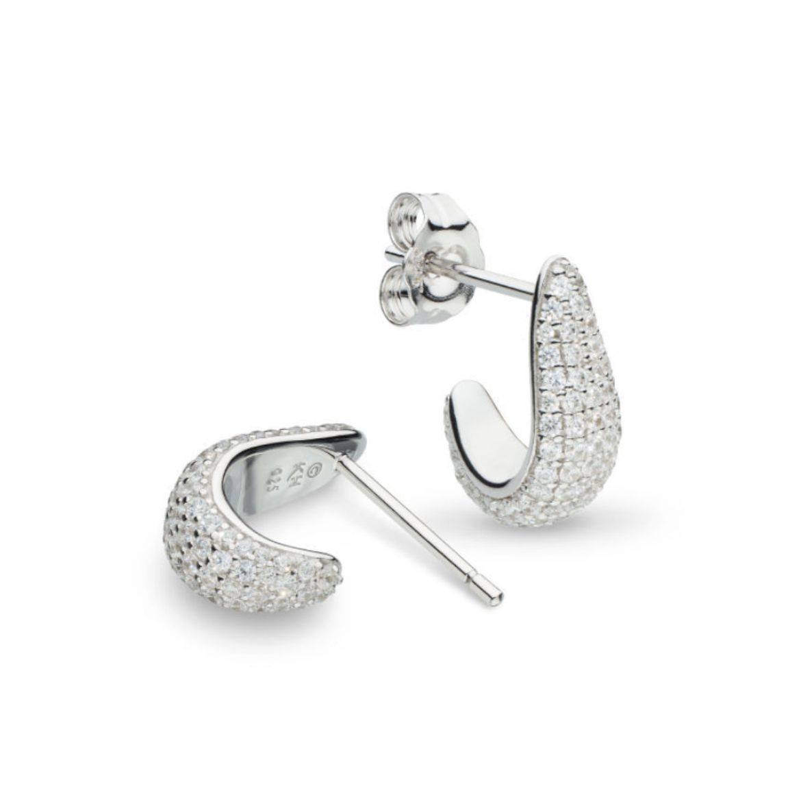 Picture of Coast Tumble Glisten Pavé Hoop Earrings