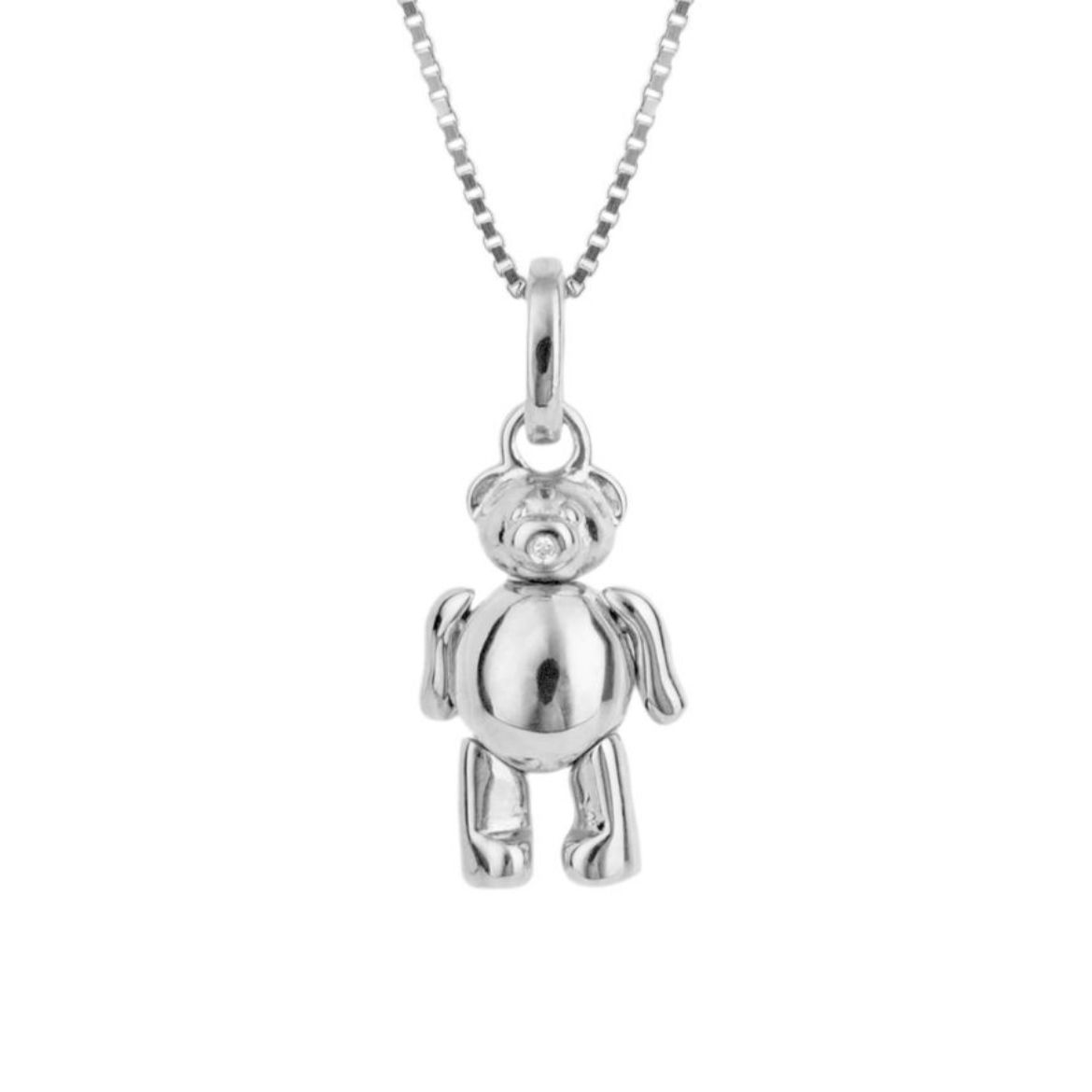 Picture of Teddy Bear Pendent with Diamond 