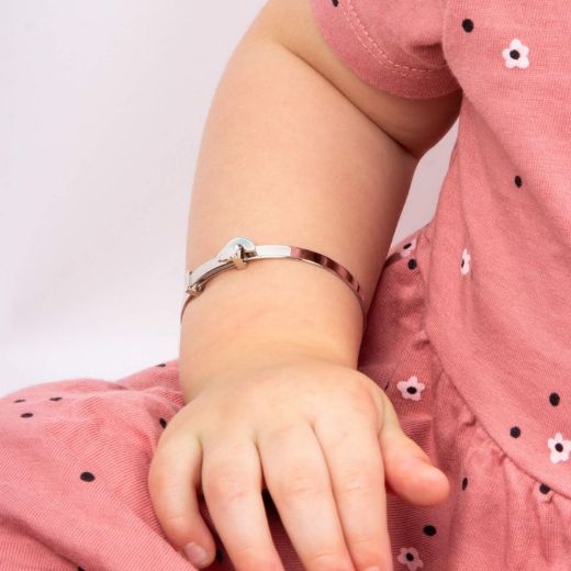 Picture of Expandable Rainbow Bangle with Enamel and Diamond