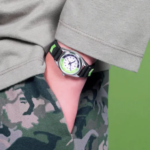 Picture of Black Velcro Time Teacher Children’s Watch
