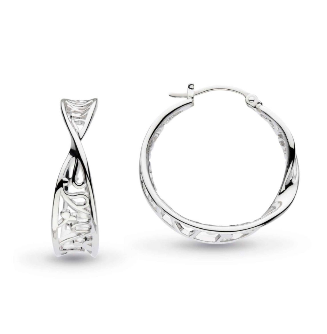 Picture of Flourish Twist Hoop Earrings