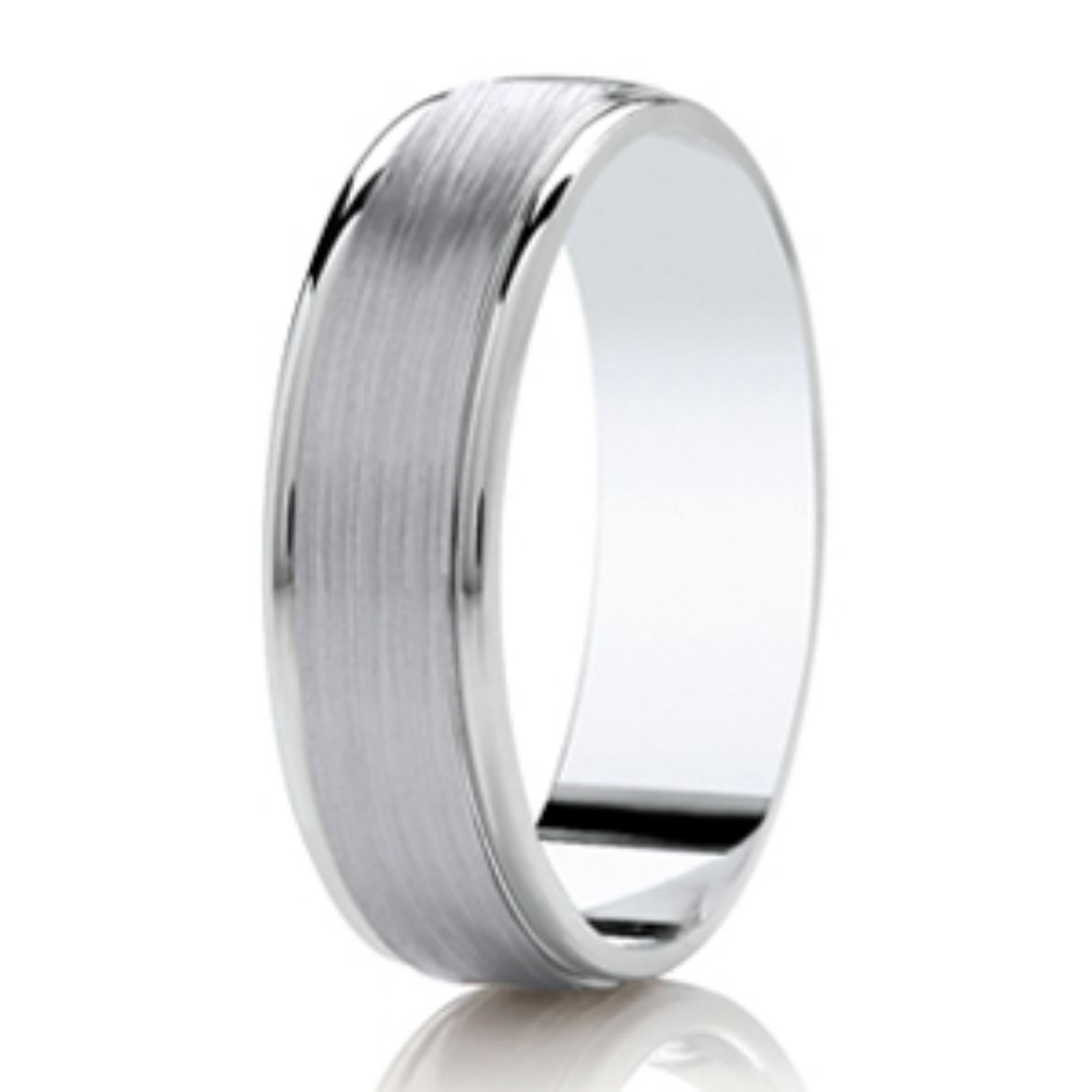 Picture of 9ct White Gold 6mm Band 