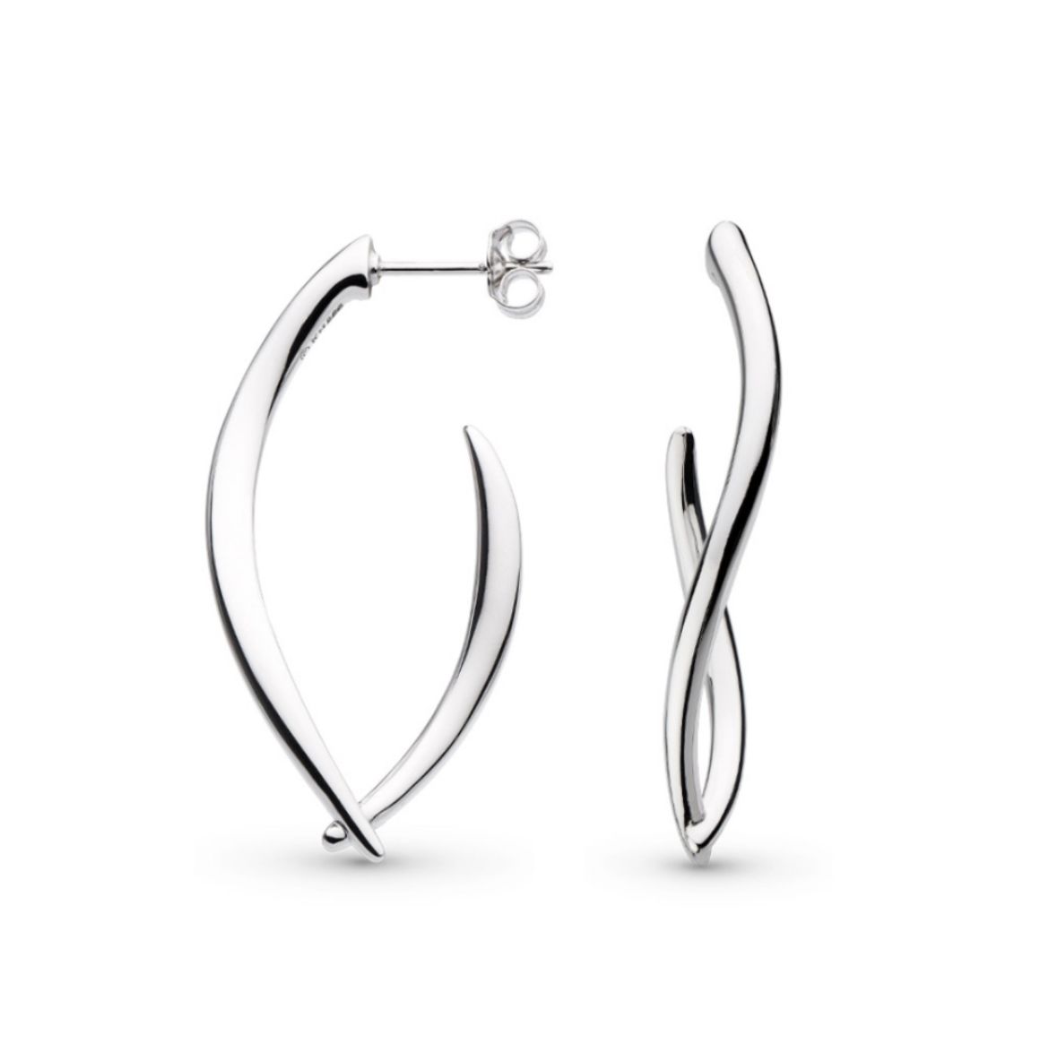 Picture of Entwine Twine Twist Link Grande Hoop Earrings