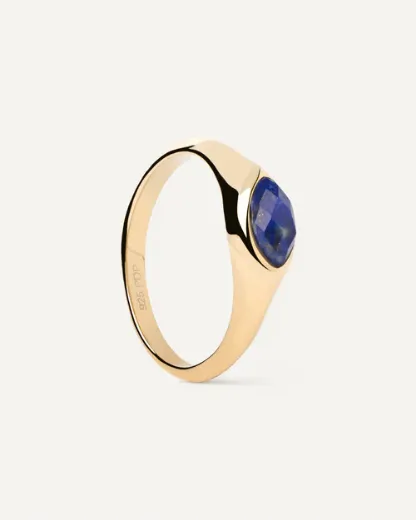 Picture of Lapis Lazuli Nomad Stamp Ring 