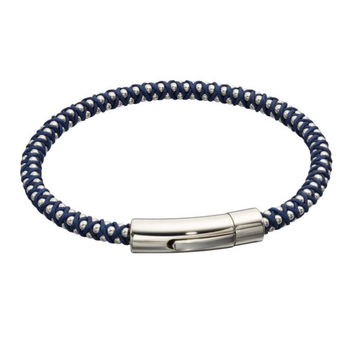 Picture of Navy Para Cord Beaded Bracelet