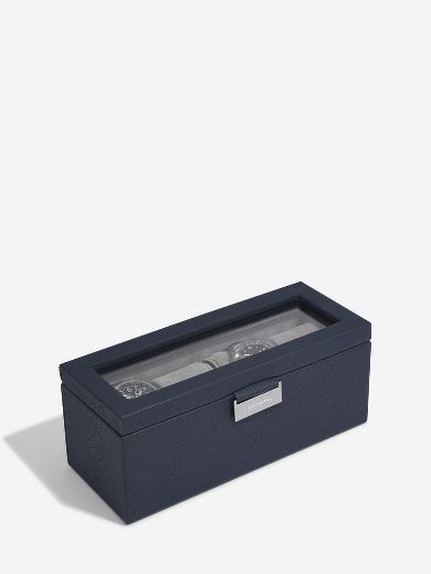 Picture of Navy 4 Piece Watch Box Stackers