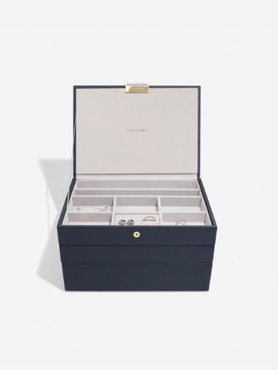 Picture of Navy Classic Jewellery Box Lid