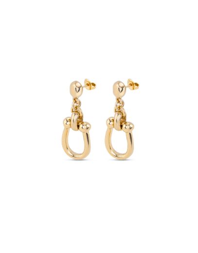 Picture of Serotonin Link Earrings in Gold 