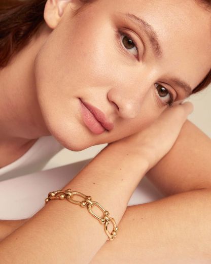 Picture of Serotonin Link Bracelet in Gold