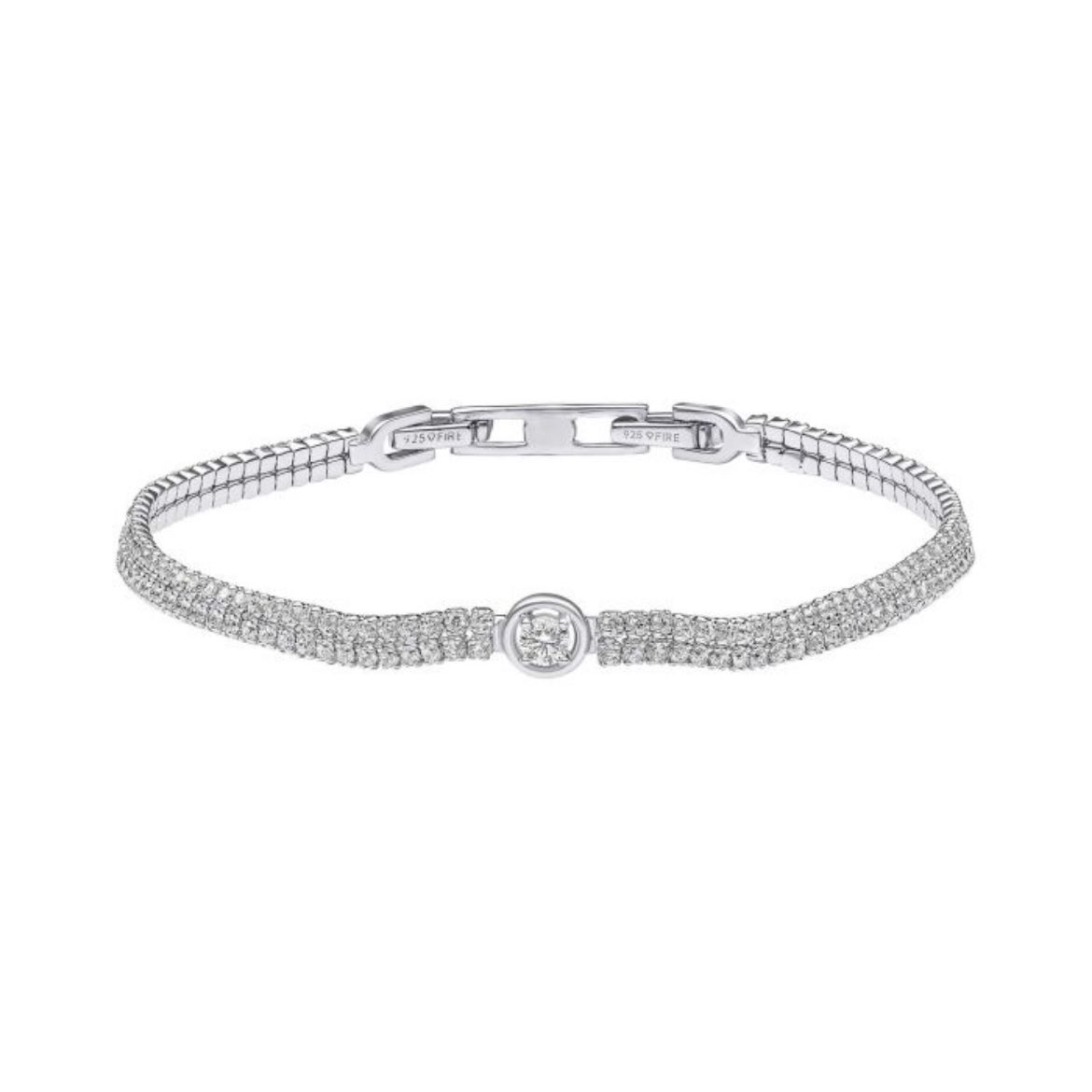 Picture of Double Row Fine Tennis Bracelet