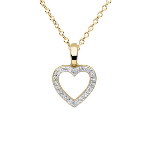 Picture of Diamonfire Pave Set Heart Pendant
