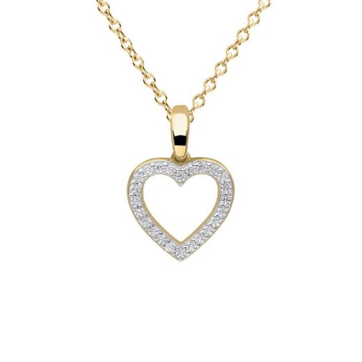 Picture of Diamonfire Pave Set Heart Pendant