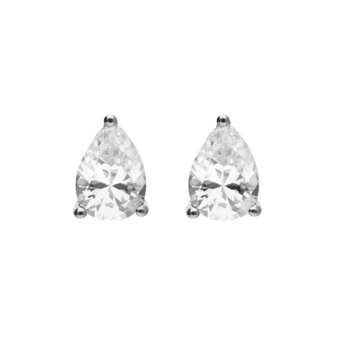 Picture of Diamonfire Teardrop Shaped Zirconia Stud Earrings