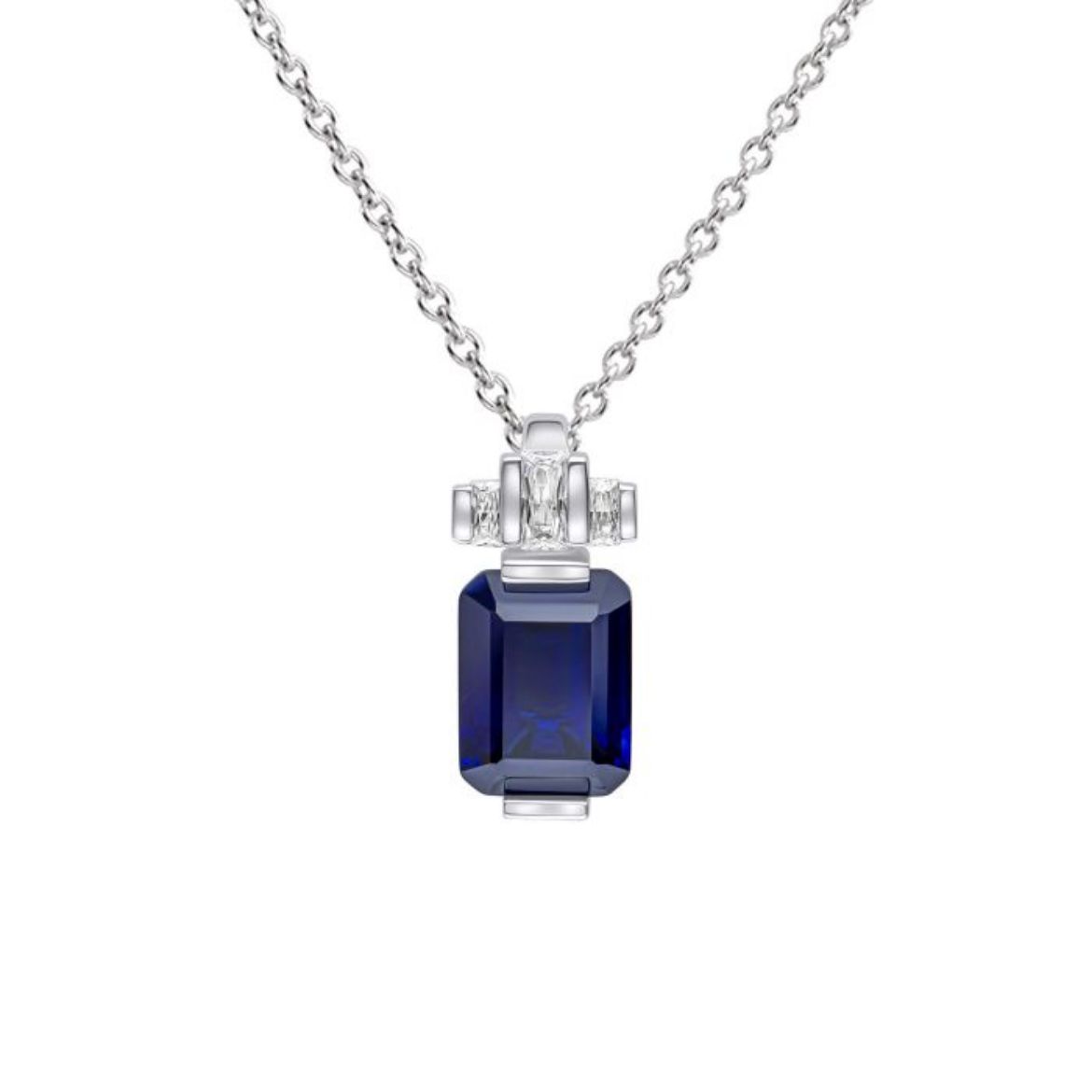 Picture of Emerald Cut Zirconia Pendant