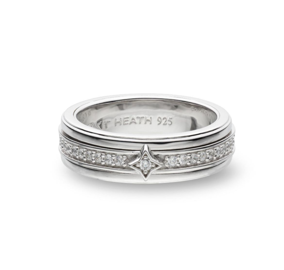 Picture of Céleste Astoria Starburst Pavé Spinner Ring