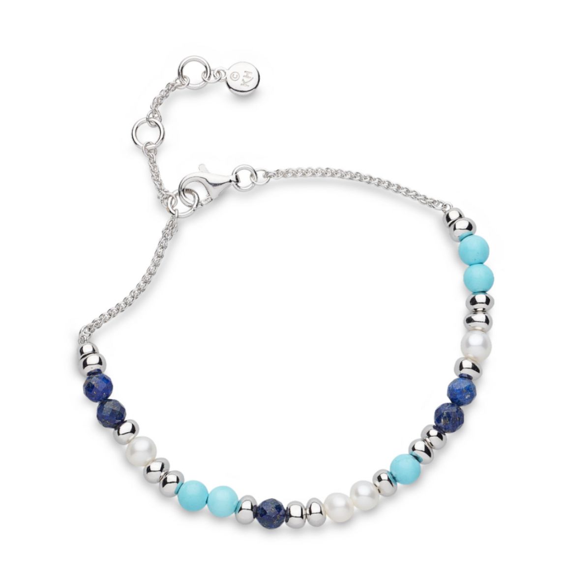 Picture of Coast Tumble Azure Gemstone Beaded Bracelet