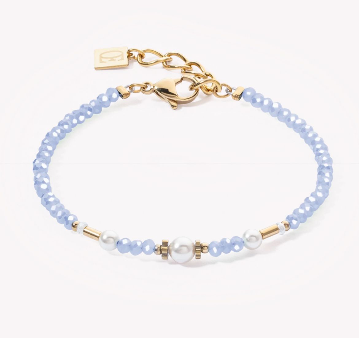 Picture of Bracelet Little Twinkle Pearl Mix Light Blue