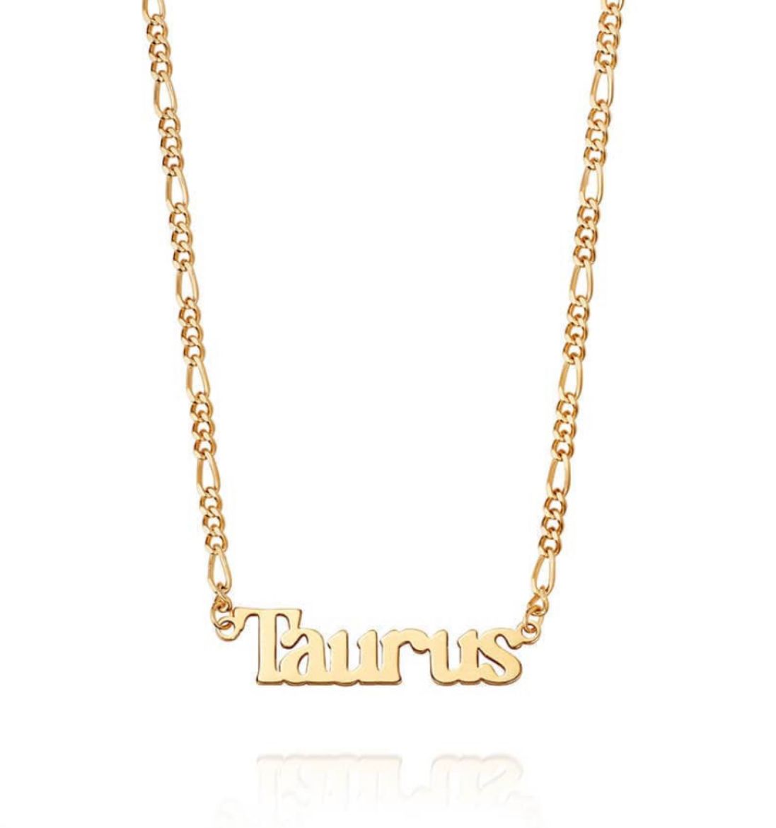 Picture of Zodiac Taurus Necklace in 18ct Gold Plate