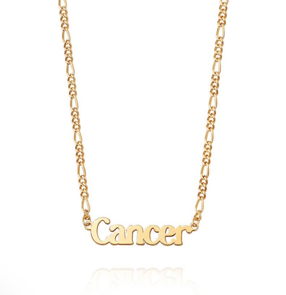 Picture of Zodiac Cancer Necklace in 18ct Gold Plate