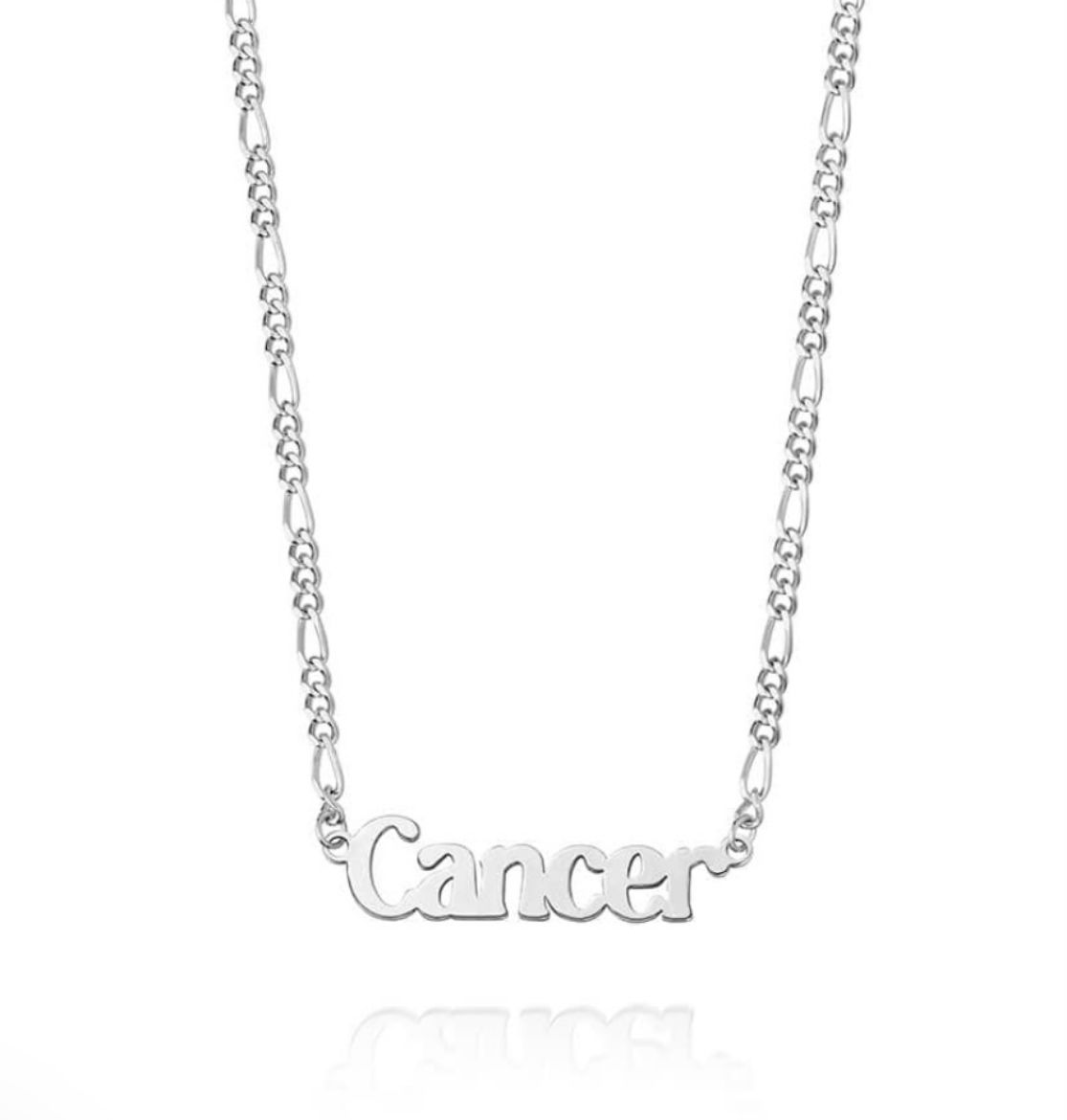 Picture of Zodiac Cancer Necklace in Silver