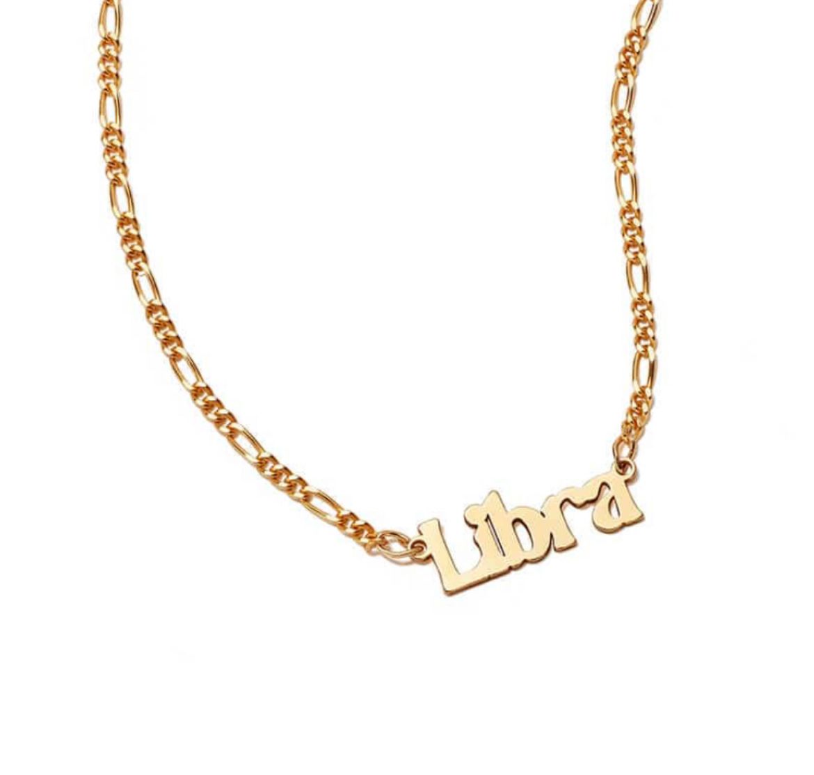 Picture of Zodiac Libra Necklace in 18ct Gold Plate