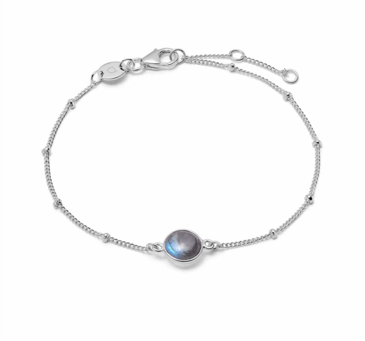 Picture of Healing Stone Bobble Bracelet Silver - Labradorite