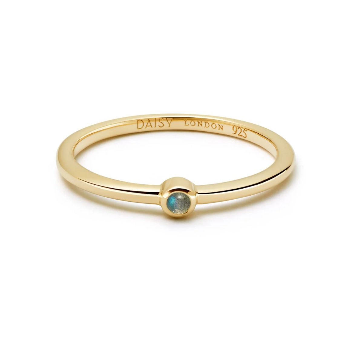 Picture of Healing Stone Ring 18Ct Gold Plate - Labradorite