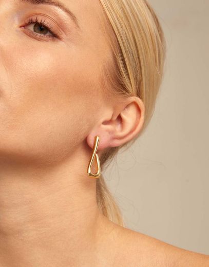 Picture of For U Earrings Gold 