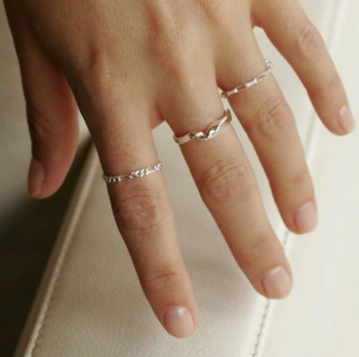 Picture of Estée Lalonde Silver Flow Ring
