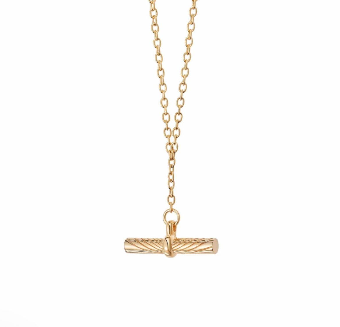 Picture of Estée Lalonde T Bar 18ct Gold Plated Necklace
