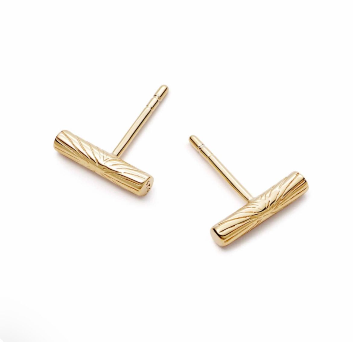 Picture of Estée Lalonde T Bar 18ct Gold Plated Studs