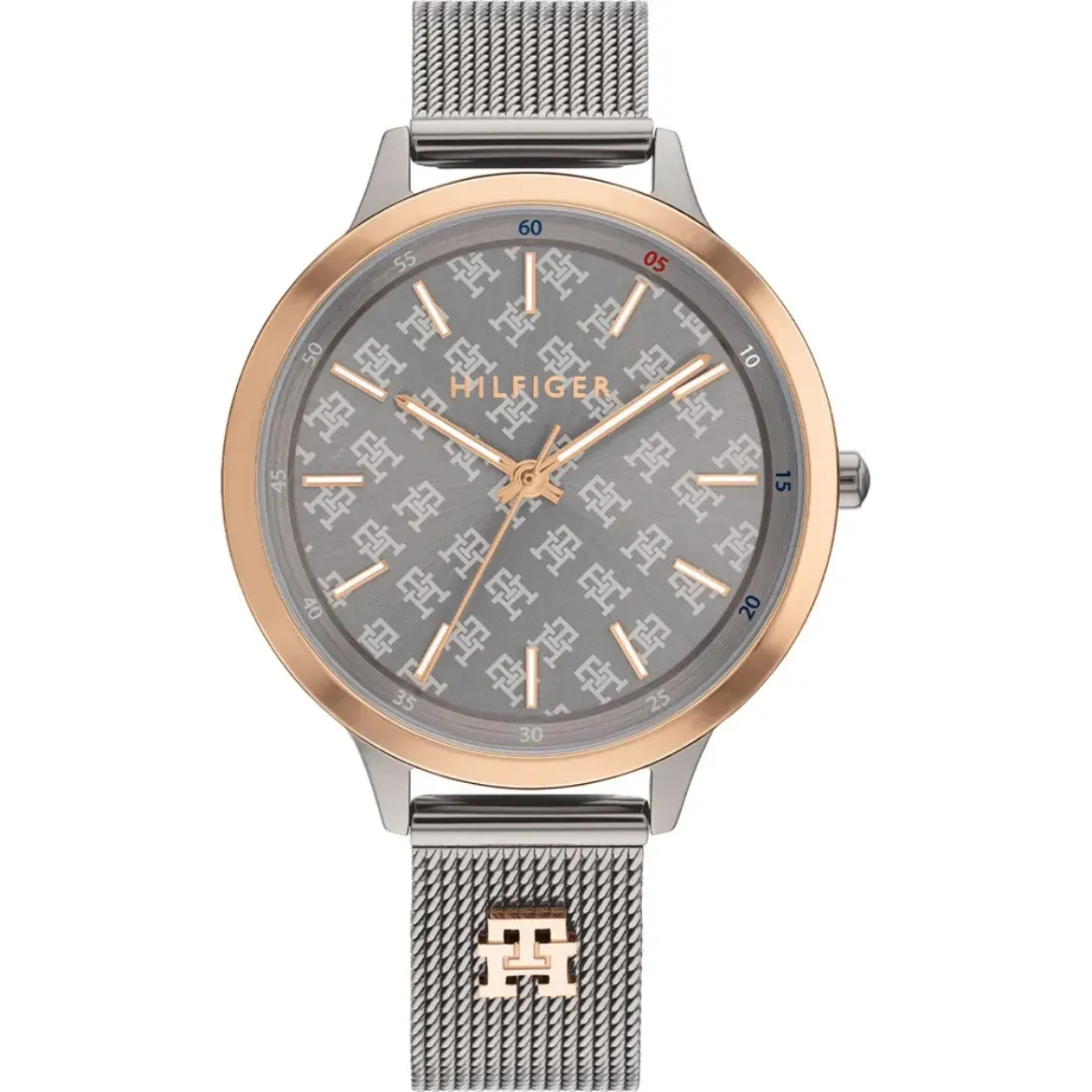 Picture of Iris Two Tone Watch with Grey Mesh Strap