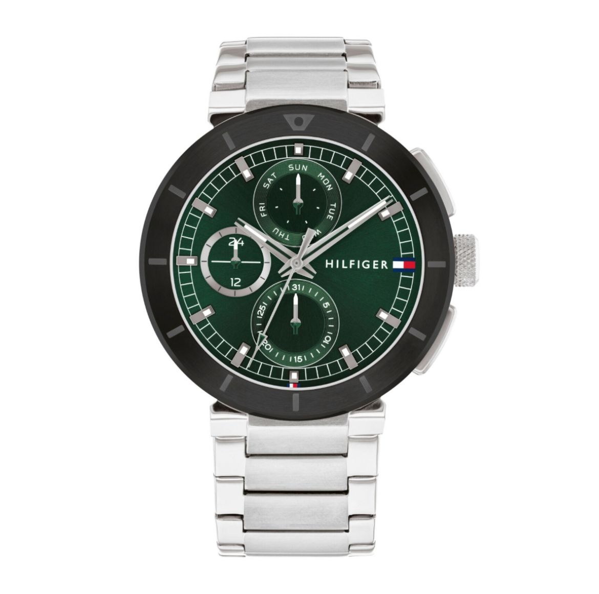 Picture of Lorenzo Green Dial Watch with Stainless Steel Bracelet