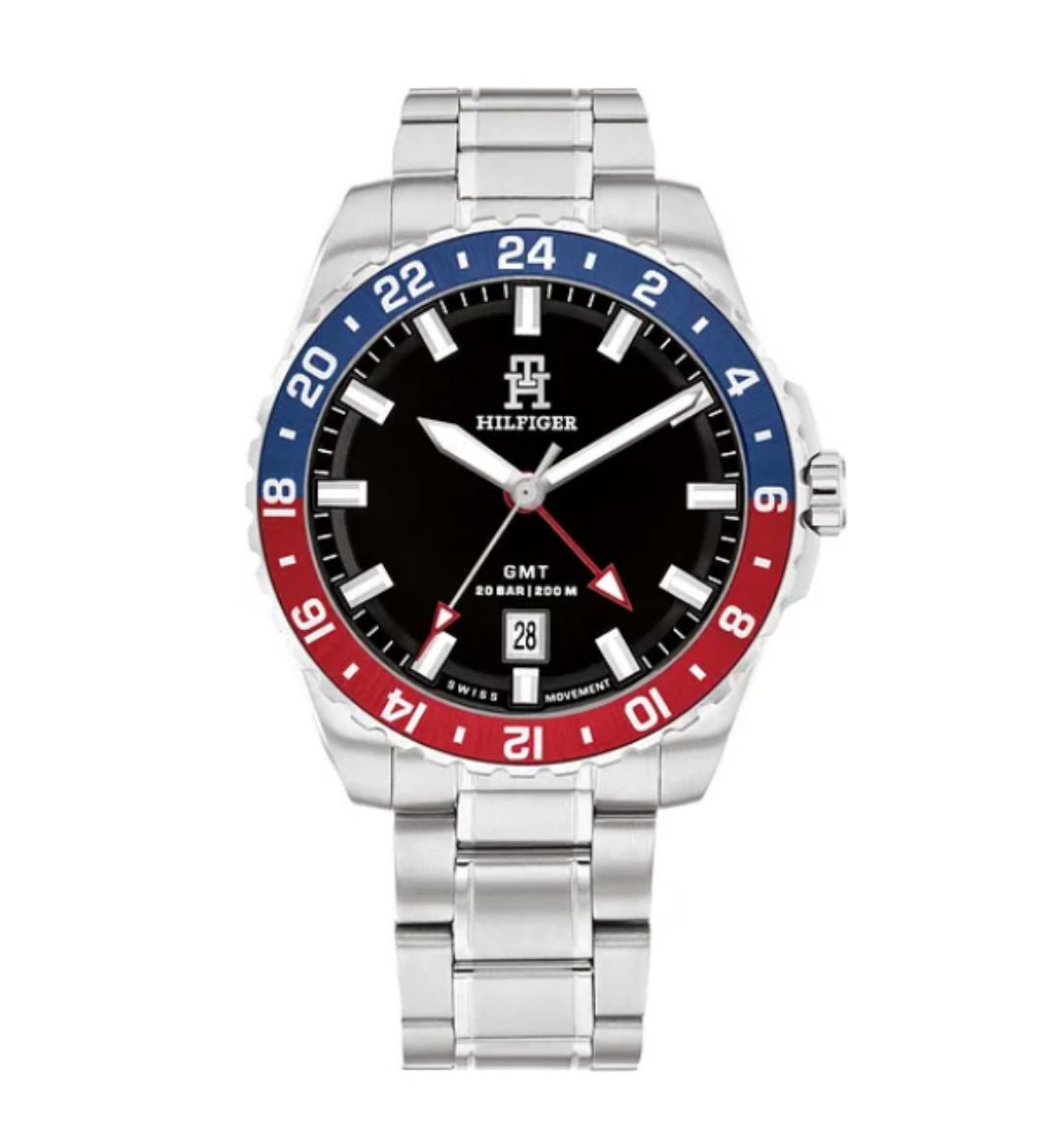 Picture of Pepsi Max Style GMT Watch with Black Dial and Date
