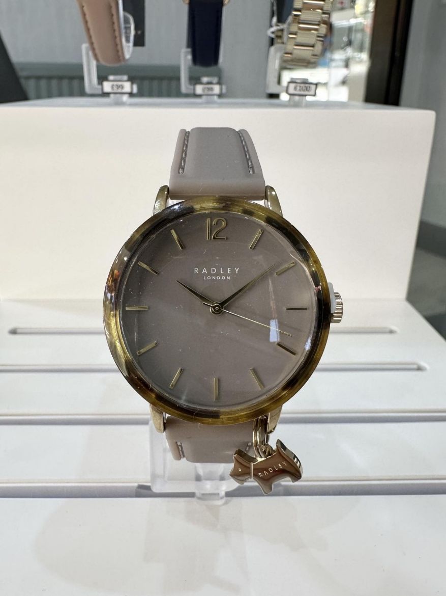 Picture of Tortoiseshell Ladies Radley Watch with Silicone Strap
