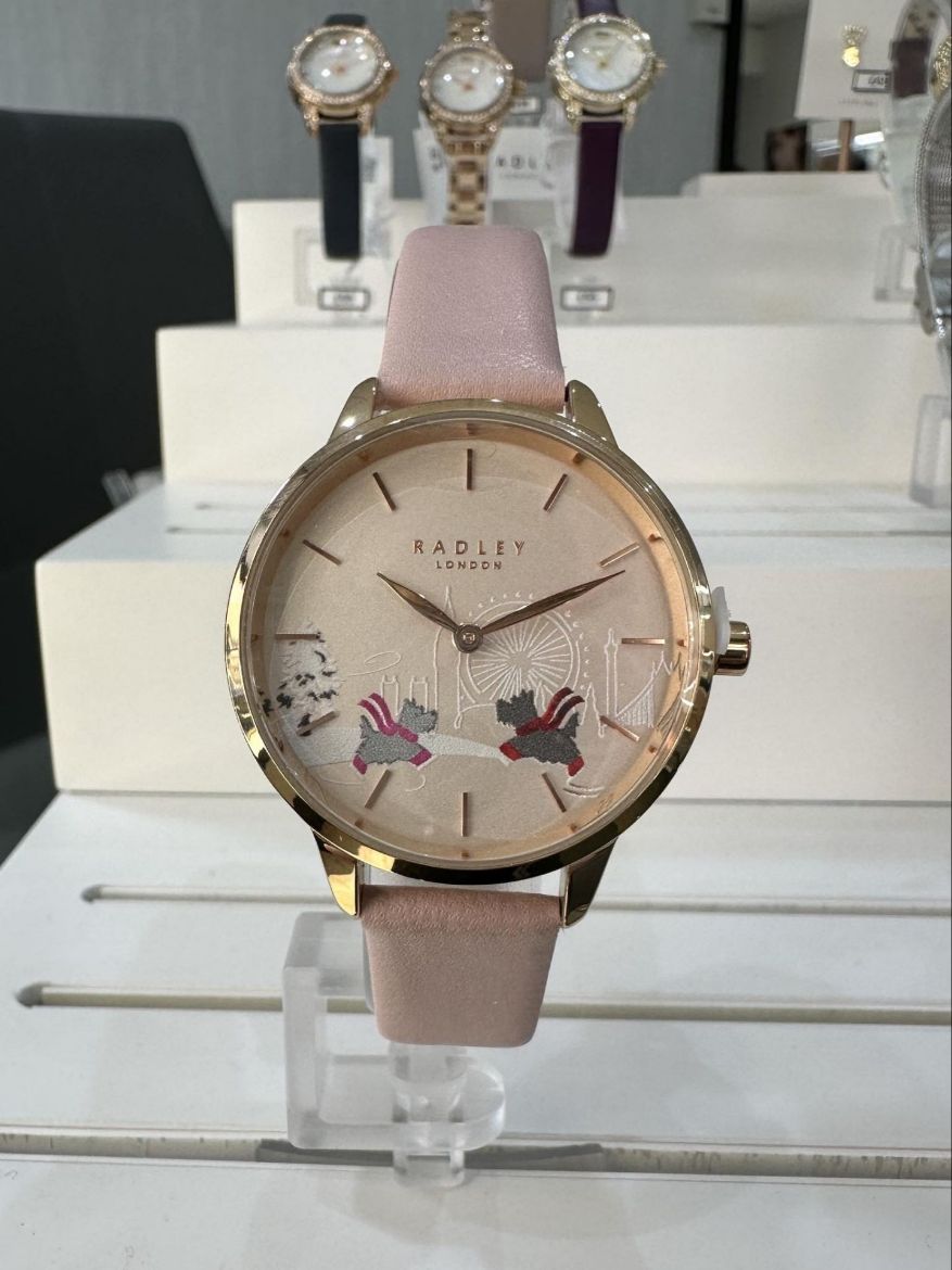 Picture of Ladies Radley Watch with Recycled Baby Pink Leather Strap