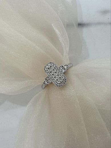 Picture of 9ct White Gold Art Deco Diamond Ring