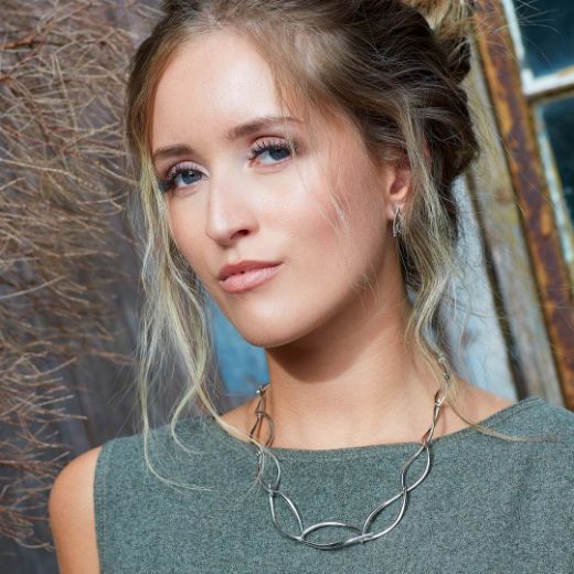 Picture of Entwine Twine Twist Statement Toggle Necklace