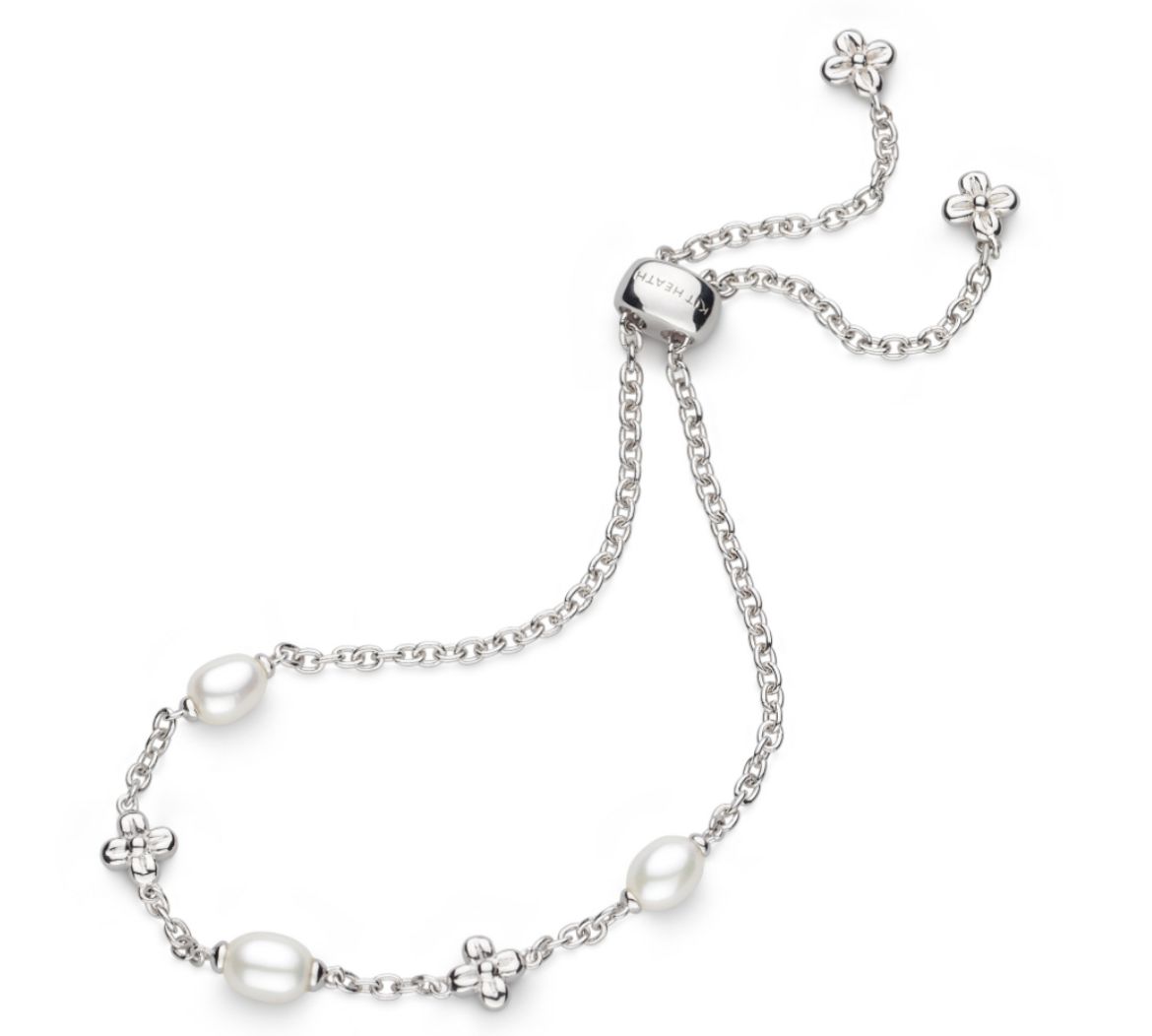 Picture of Blossom Flyte Honey Flower Pearl Toggle Bracelet