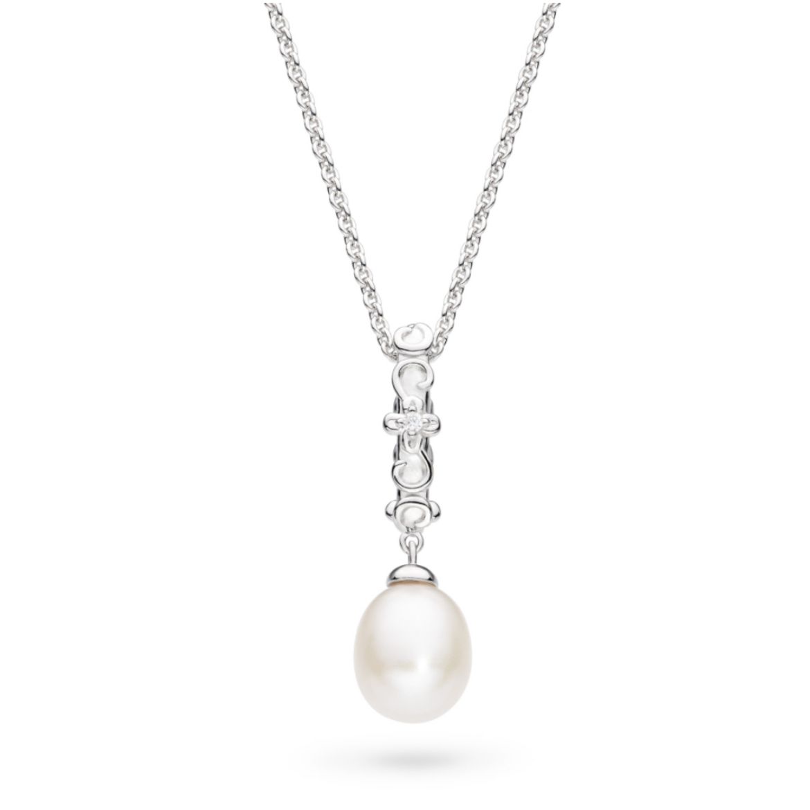 Picture of Blossom Flyte Honey Flower Oval Pearl Necklace