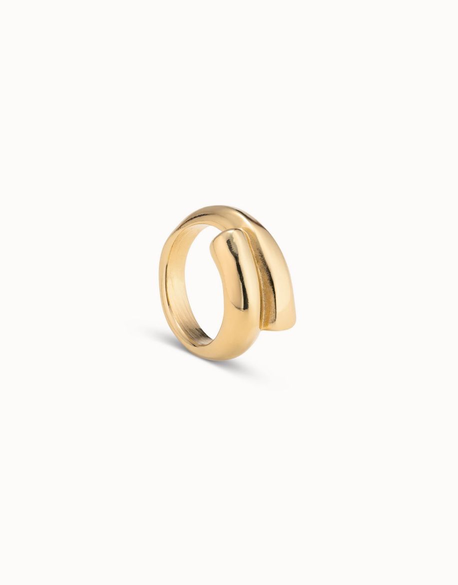 Picture of Tubular 18ct Gold Plated Ring