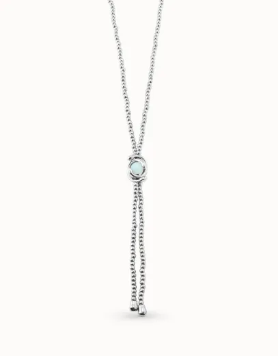 Picture of Blue Little Moon Silver Necklace