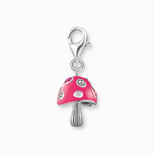 Picture of Colourful Mushroom Silver Charm 