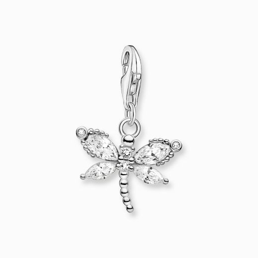 Picture of Dragonfly Silver Charm 