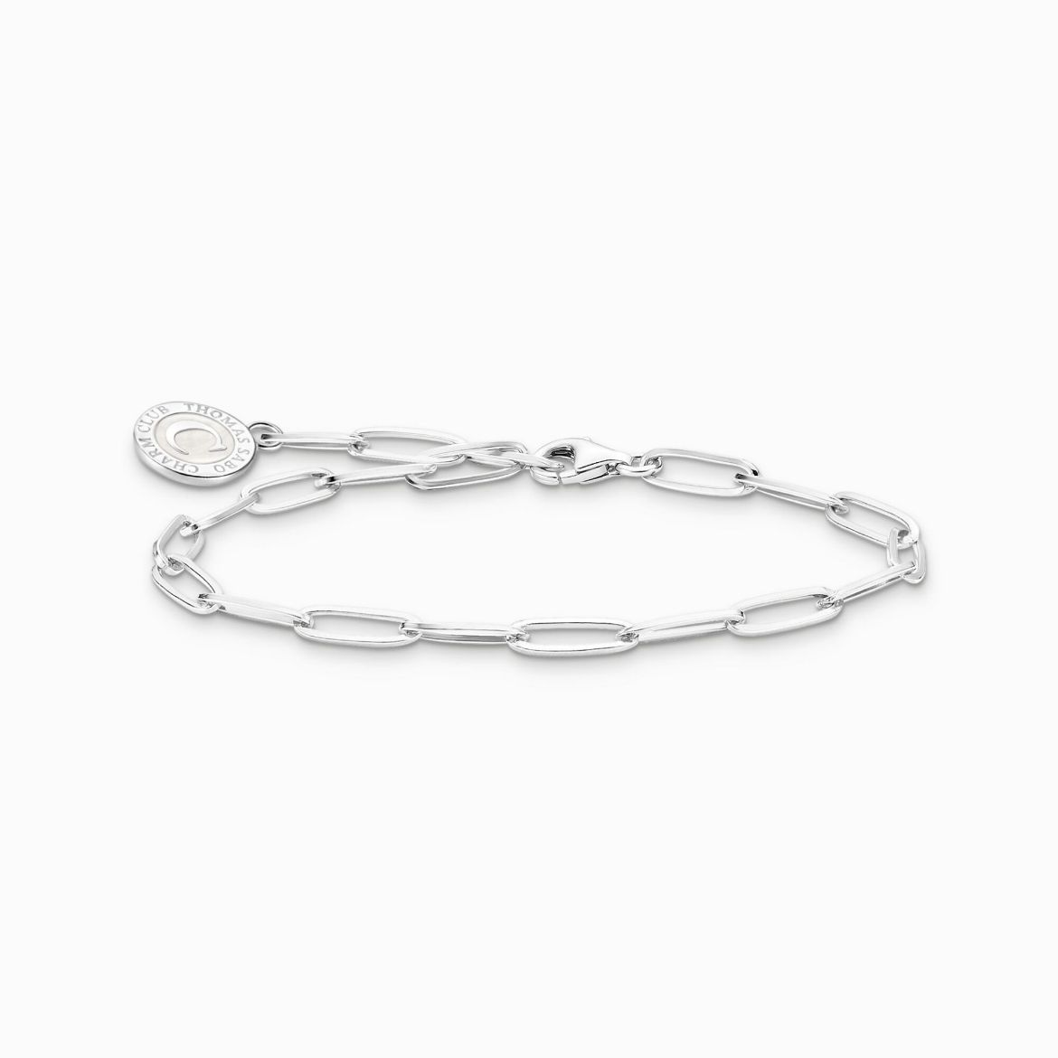 Picture of Charm Silver Bracelet with White Coin