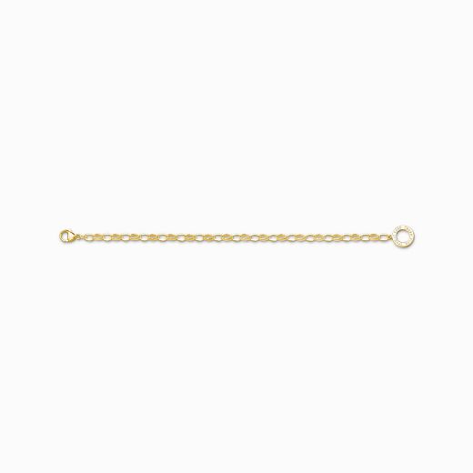 Picture of Charm Bracelet Classic Gold Plated Medium Linked 