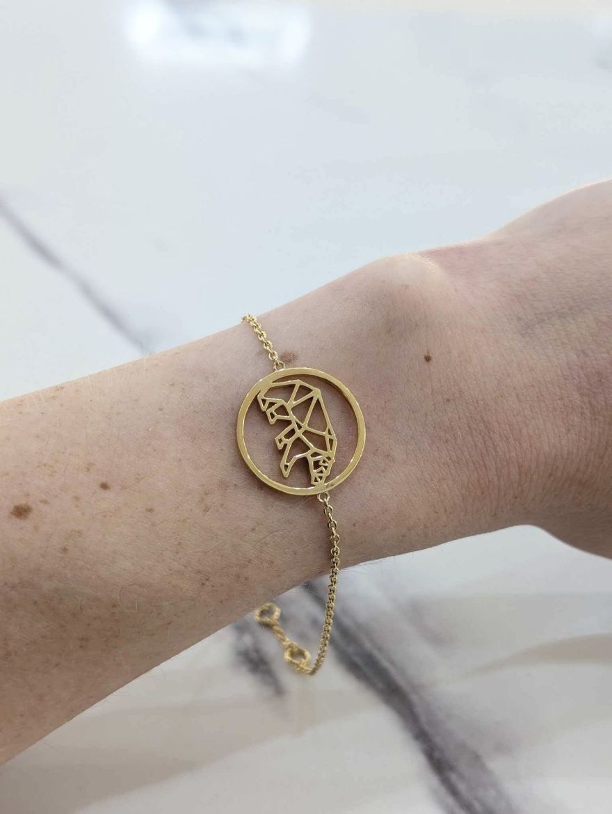 Picture of Polar Bear Gold Plated Bracelet